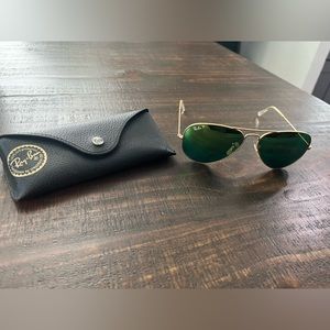 Rayban aviators polarized
